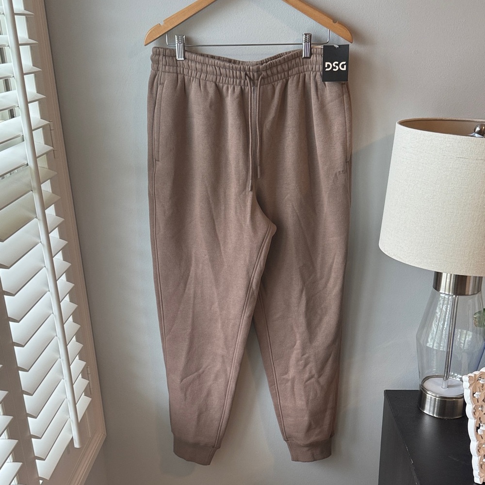 NWT‎ DSG Brown Classic Fleece Men’s Joggers